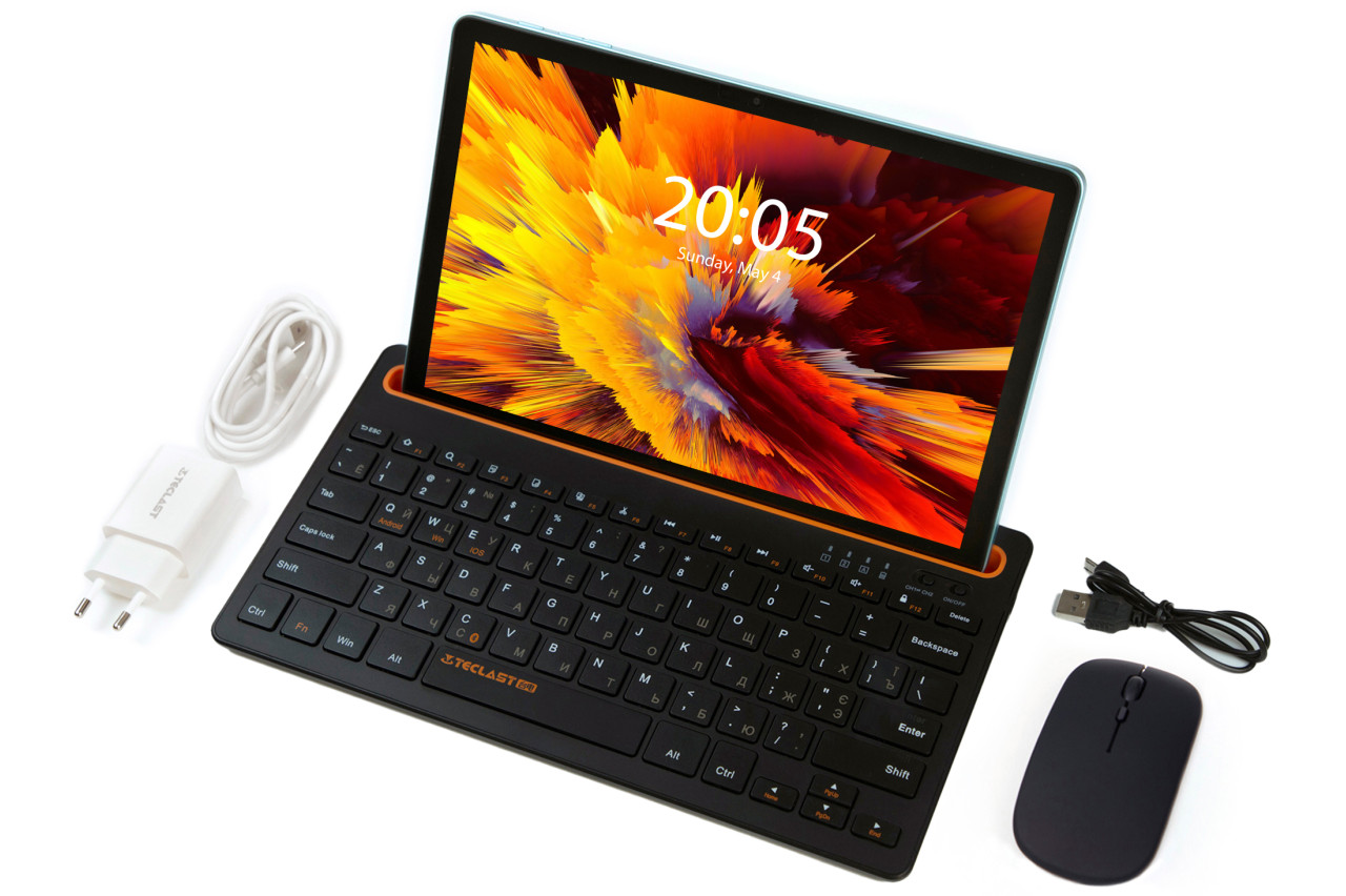 Комплект Планшет Teclast P50AI Миша з Клавіатурою KS10 (6/128) WiFi Android 15 Комплект Планшет Teclast P50AI Миша з Клавіатурою KS10 (6/128) WiFi Android 15